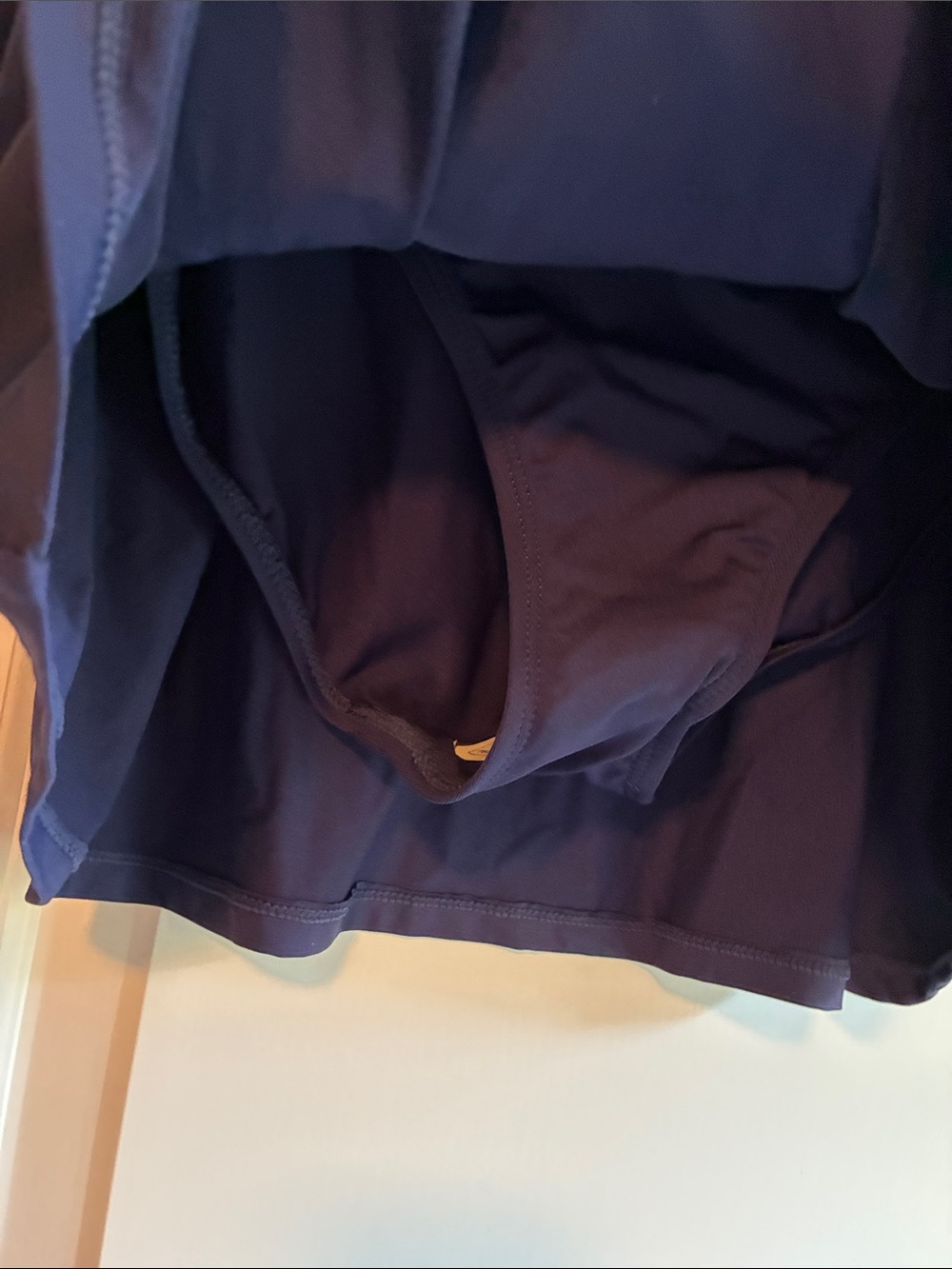 Leilani Navy Swim Skirt with Tummy Thinner Size 10 - Picture 4 of 6
